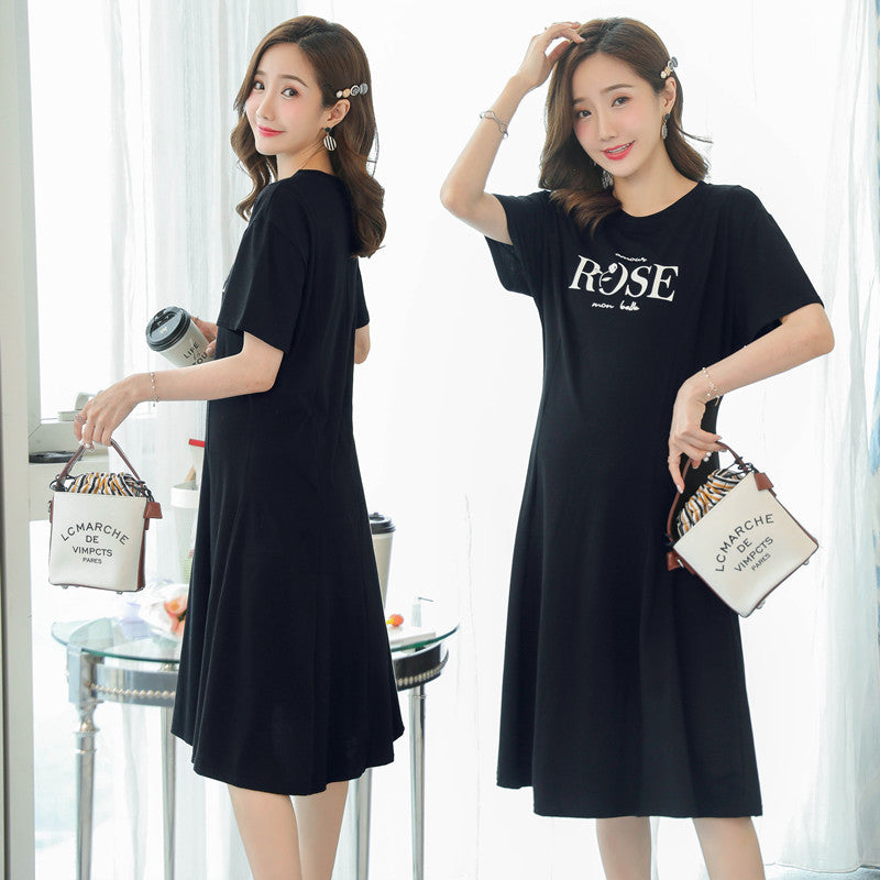Short Sleeve Maternity Dress