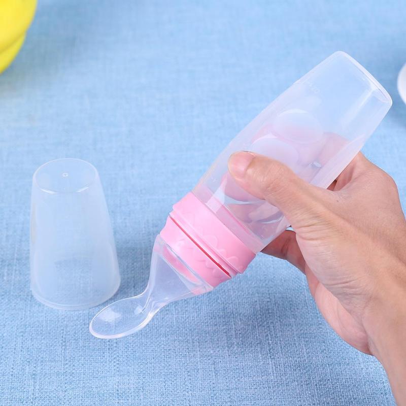 Squeeze Baby Feeding Spoon