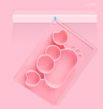 Baby Silicone Suction Cup Cartoon Learning Feeding Bowl