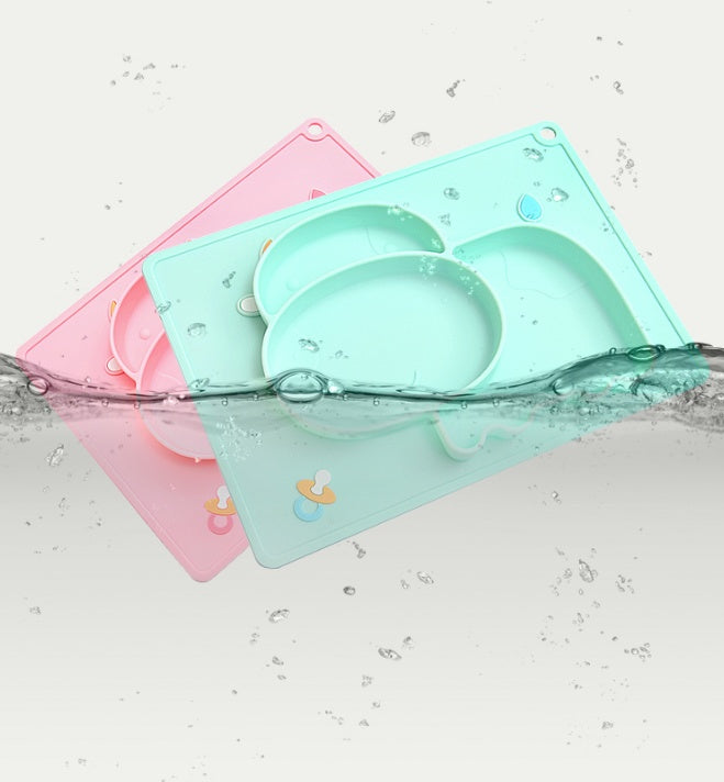 Baby Silicone Suction Cup Cartoon Learning Feeding Bowl