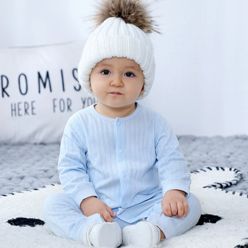 Cotton Baby Onesies Spring Autumn Pajamas