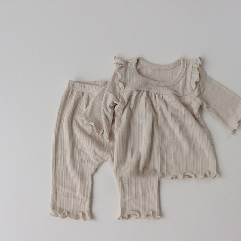 Cotton Baby Pajamas Soft Bottoming Suit