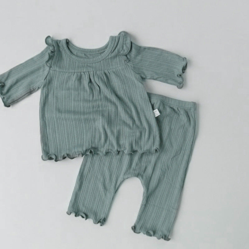 Cotton Baby Pajamas Soft Bottoming Suit