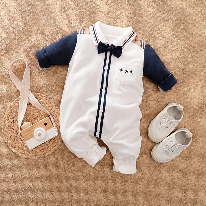 Baby Gentleman Long Sleeve Romper
