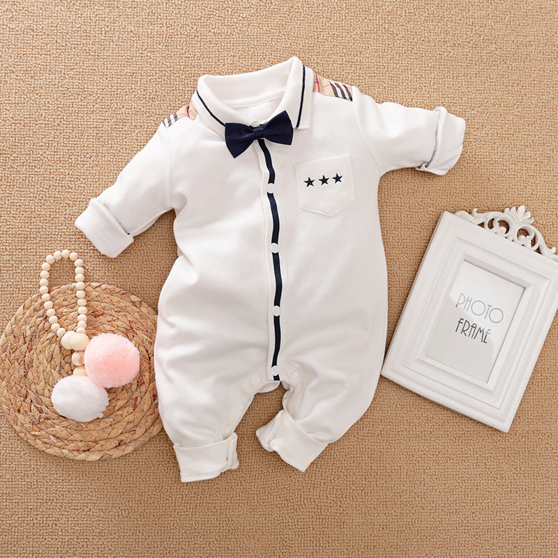 Baby Gentleman Long Sleeve Romper