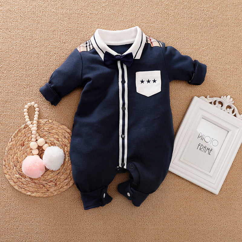Baby Gentleman Long Sleeve Romper