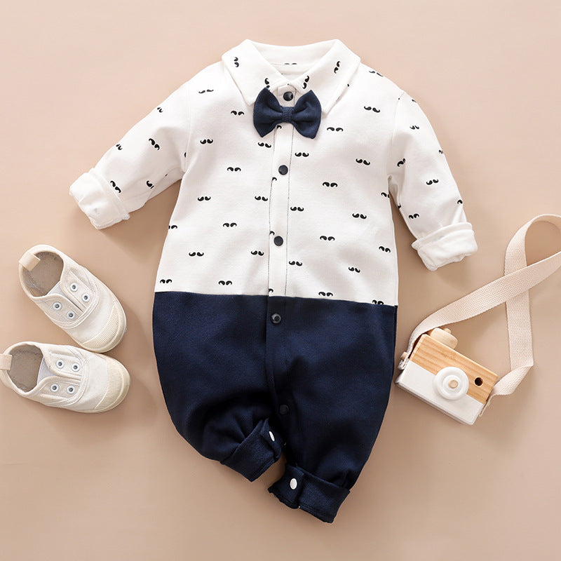 Baby Gentleman Long Sleeve Romper