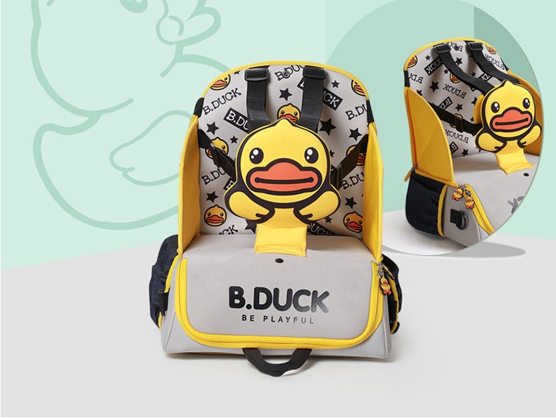 Multifunctional Baby Diaper Bag, Portable Child Dining Chair Bag