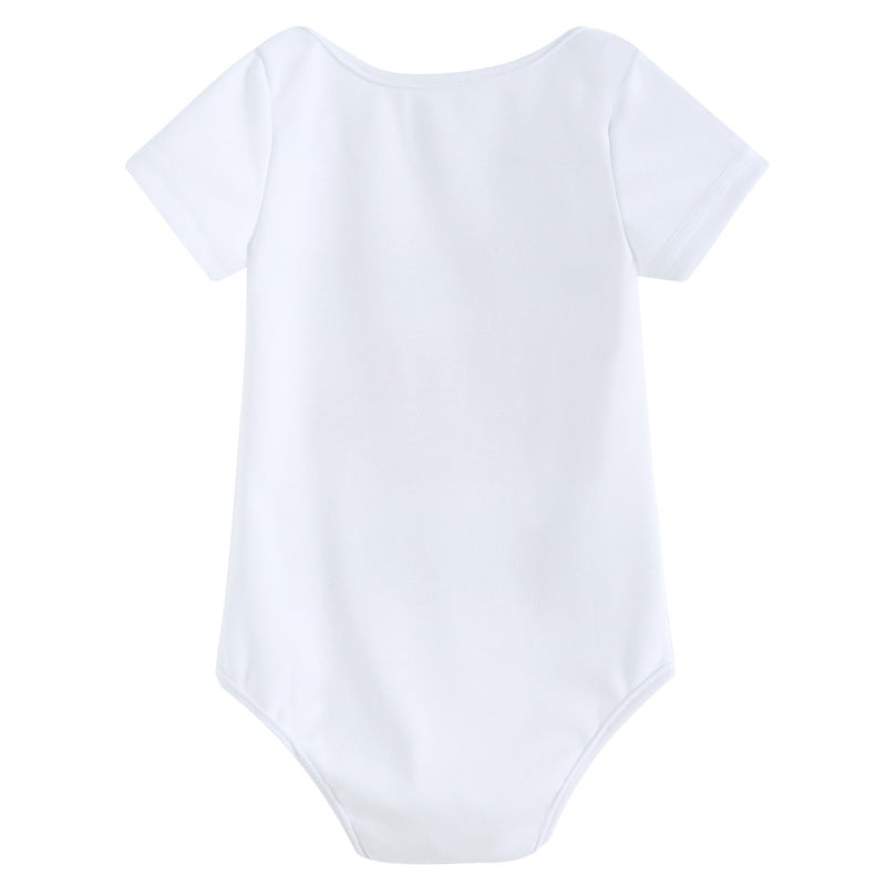 Baby Short Sleeve Cute Noodles Triangle Romper
