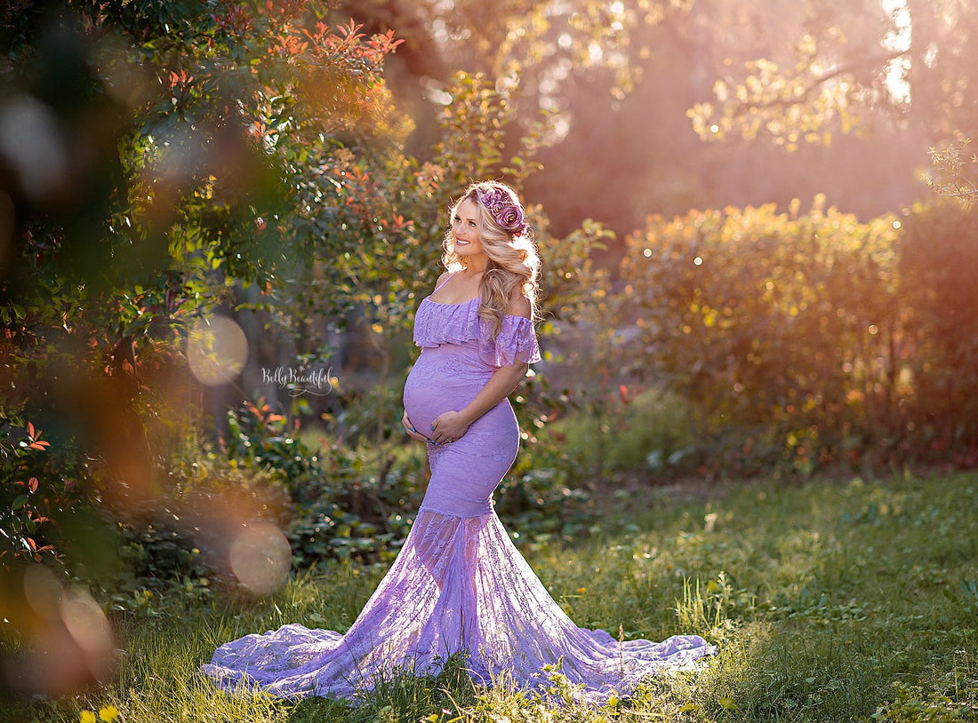 Lace Maternity Dress
