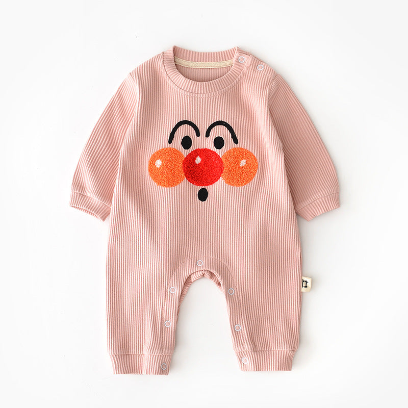 Cute One-Piece with Shoulder Buttons