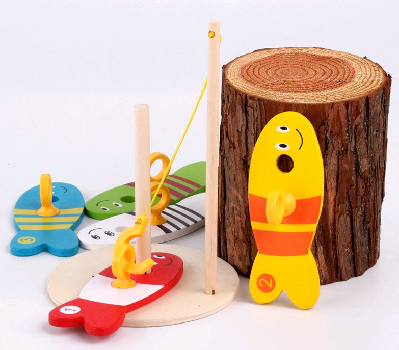 Wooden Fishing Educational Toy Early Childhood Learning