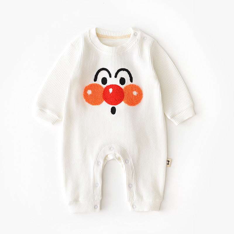 Cute One-Piece with Shoulder Buttons