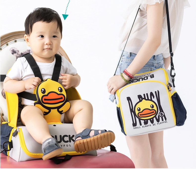 Multifunctional Baby Diaper Bag, Portable Child Dining Chair Bag