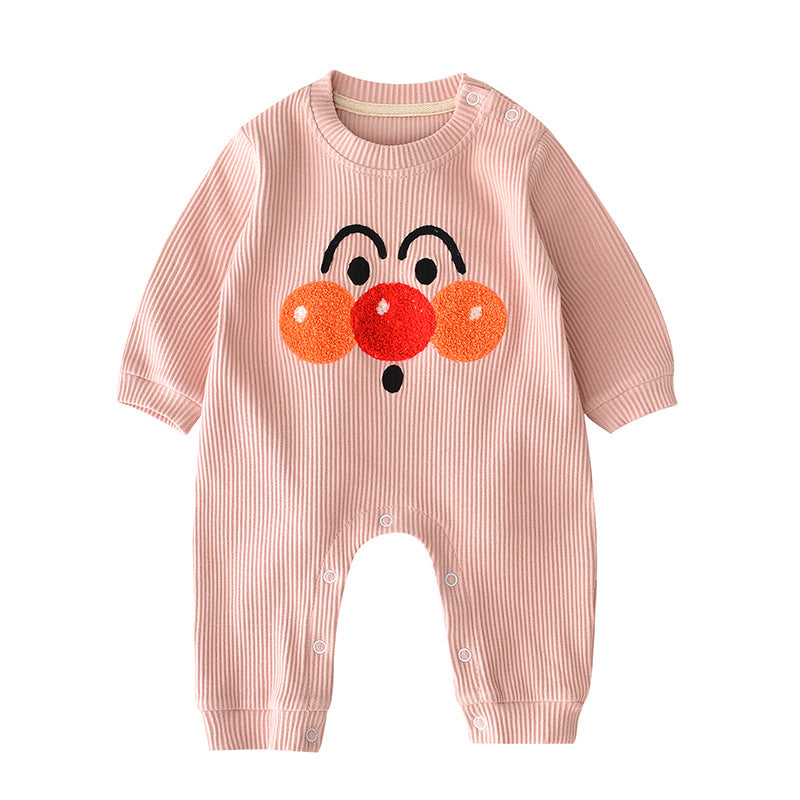 Cute One-Piece with Shoulder Buttons