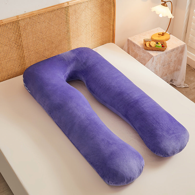 Multifunctional Maternity U-Shape Pillow, Pure Cotton, Removable & Washable