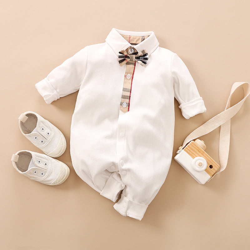 Baby Gentleman Long Sleeve Romper