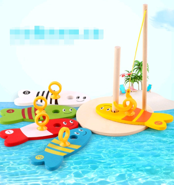 Wooden Fishing Educational Toy Early Childhood Learning