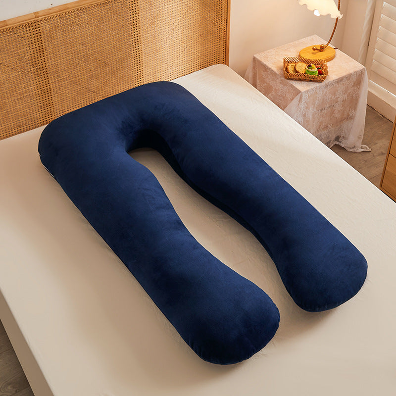 Multifunctional Maternity U-Shape Pillow, Pure Cotton, Removable & Washable