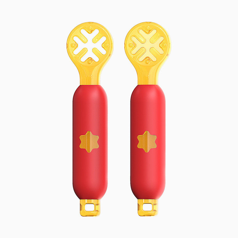 Baby Rice Cereal Spoon, Hole-Shaped Children's Tableware