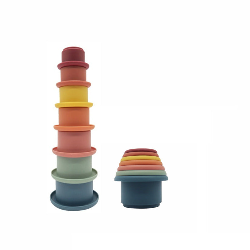 Baby Stacking Cups Interactive Silicone Educational Toy
