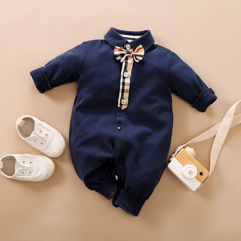 Baby Gentleman Long Sleeve Romper