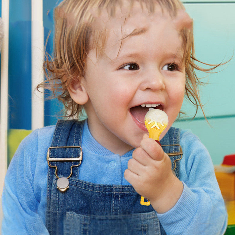 Baby Rice Cereal Spoon, Hole-Shaped Children's Tableware