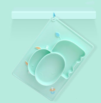 Baby Silicone Suction Cup Cartoon Learning Feeding Bowl
