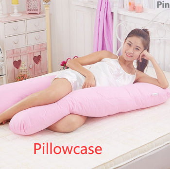 Multifunctional Maternity U-Shape Pillow, Pure Cotton, Removable & Washable