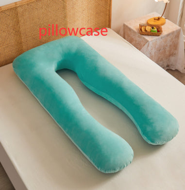 Multifunctional Maternity U-Shape Pillow, Pure Cotton, Removable & Washable