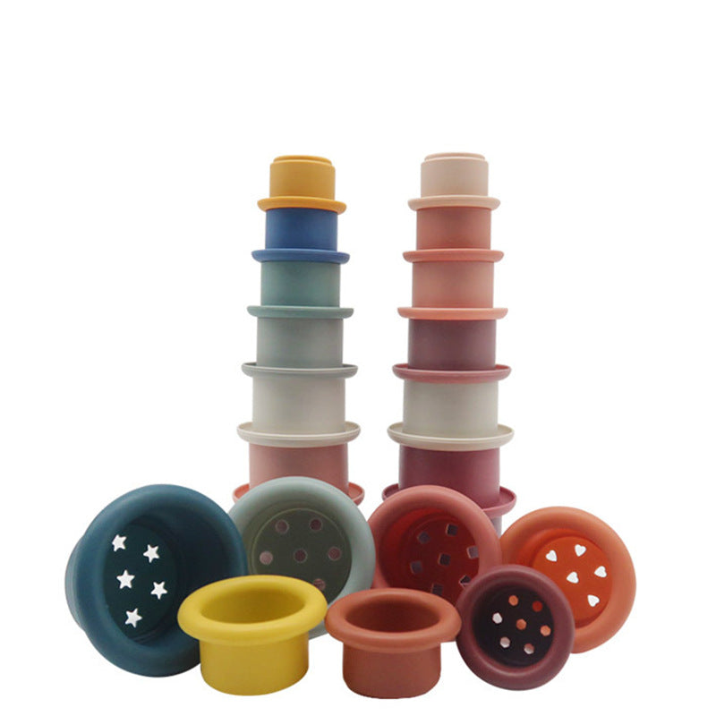 Baby Stacking Cups Interactive Silicone Educational Toy