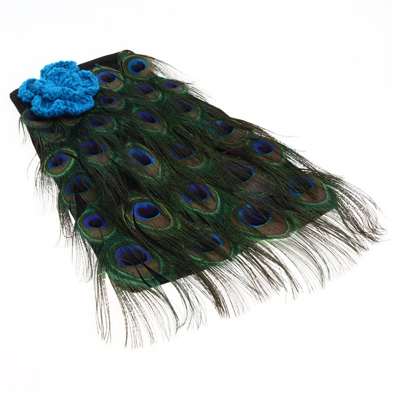 Newborn Baby Peacock Wings Photo Outfit