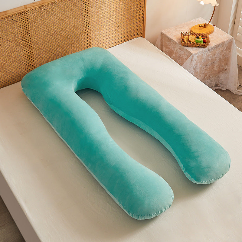 Multifunctional Maternity U-Shape Pillow, Pure Cotton, Removable & Washable