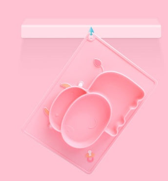 Baby Silicone Suction Cup Cartoon Learning Feeding Bowl
