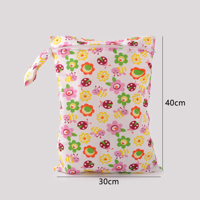 Baby Storage Bag Cartoon Diaper Pocket