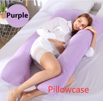 Multifunctional Maternity U-Shape Pillow, Pure Cotton, Removable & Washable