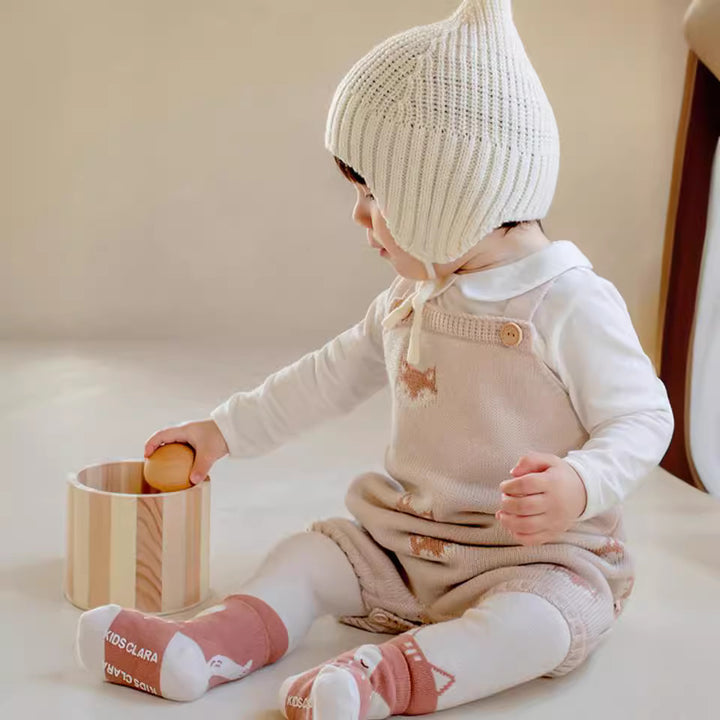 Fox Knitted Baby Romper Spring Autumn Jumpsuit