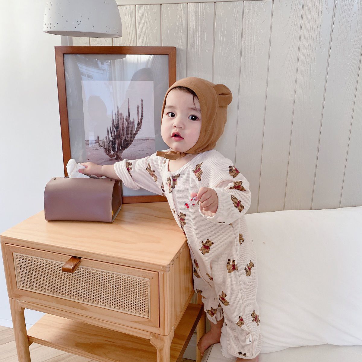 Baby One-Piece Western Style Pajama Romper