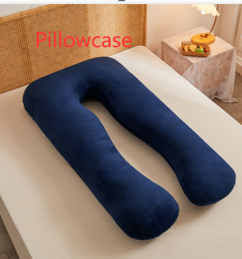 Multifunctional Maternity U-Shape Pillow, Pure Cotton, Removable & Washable