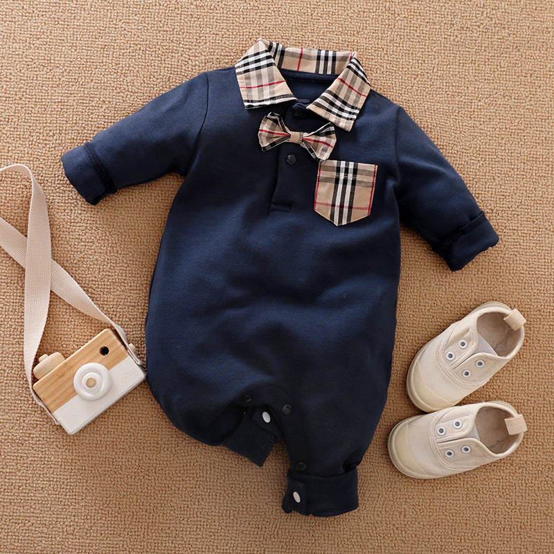 Baby Gentleman Long Sleeve Romper
