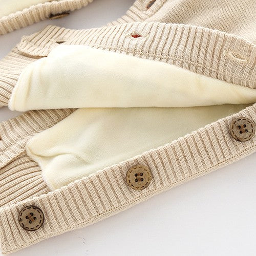Newborn Baby Crawling Clothes Thickened Harness