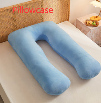 Multifunctional Maternity U-Shape Pillow, Pure Cotton, Removable & Washable