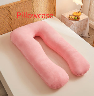 Multifunctional Maternity U-Shape Pillow, Pure Cotton, Removable & Washable