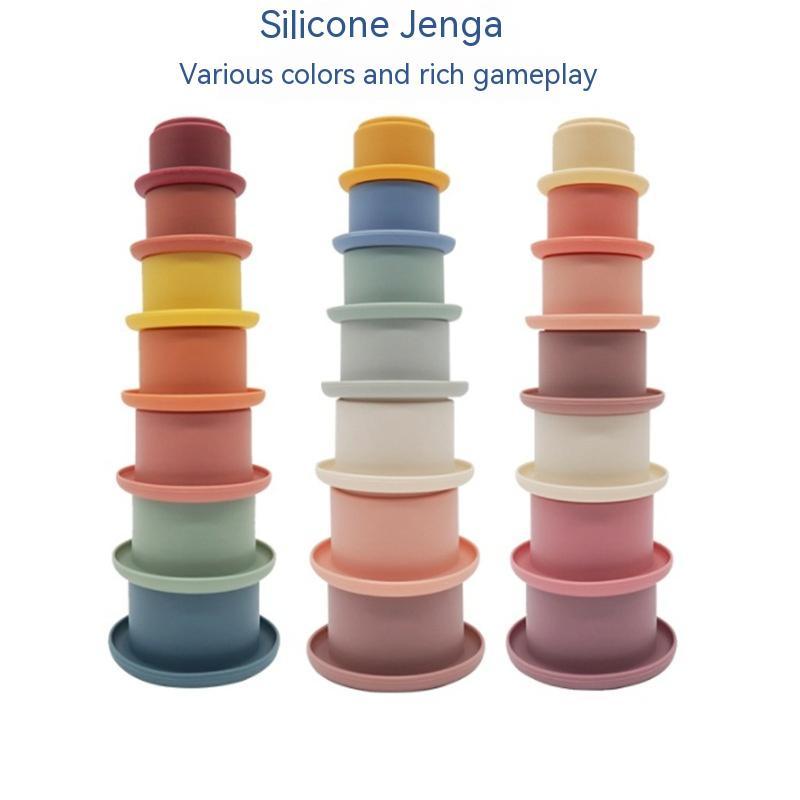 Baby Stacking Cups Interactive Silicone Educational Toy