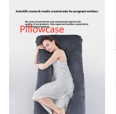 Multifunctional Maternity U-Shape Pillow, Pure Cotton, Removable & Washable