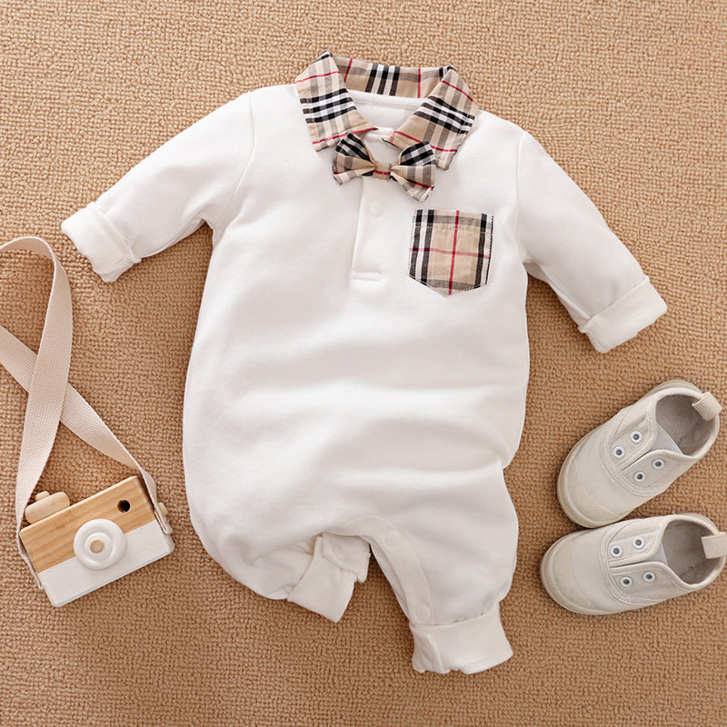 Baby Gentleman Long Sleeve Romper