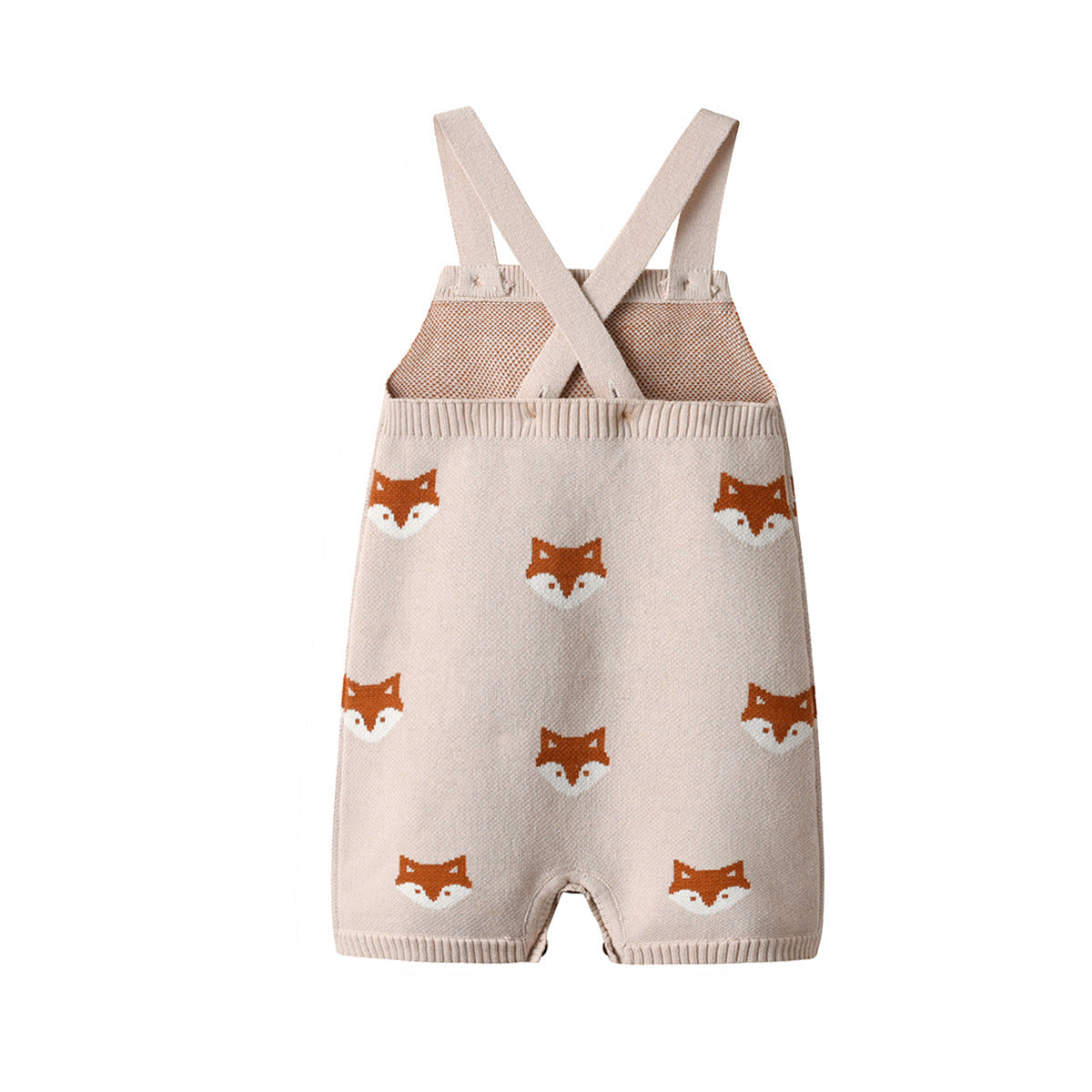 Fox Knitted Baby Romper Spring Autumn Jumpsuit