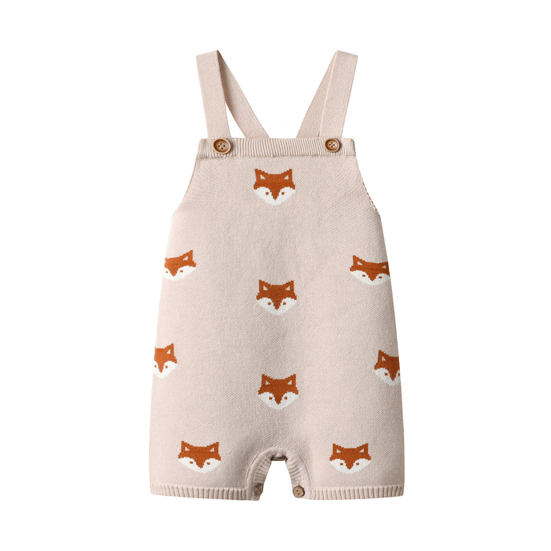 Fox Knitted Baby Romper Spring Autumn Jumpsuit