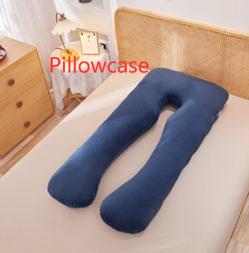 Multifunctional Maternity U-Shape Pillow, Pure Cotton, Removable & Washable